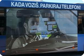 Kada vozis parkiraj telefon
